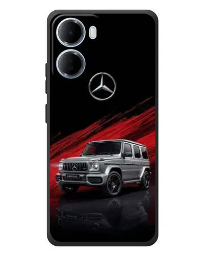 Чохол для Xiaomi Redmi 15a з картинкою «Mercedes G-Class червоний»
