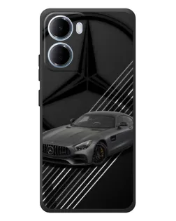 Чохол для Xiaomi Redmi 15a з картинкою «Mercedes AMG — графіка»