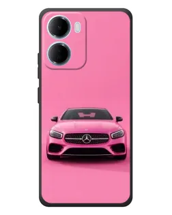 Чохол для Xiaomi Redmi 15a з картинкою «Рожевий Mercedes AMG»