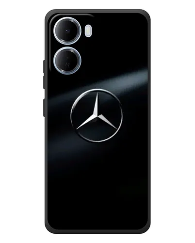 Чохол для Xiaomi Redmi 15a з картинкою «Mercedes на металі»