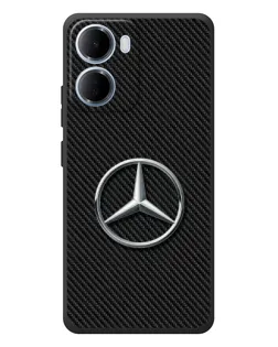 Чохол для Xiaomi Redmi 15a з картинкою «Карбоновий Mercedes стиль»