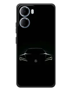 Чохол для Xiaomi Redmi 15a з картинкою «Mercedes — силует авто»