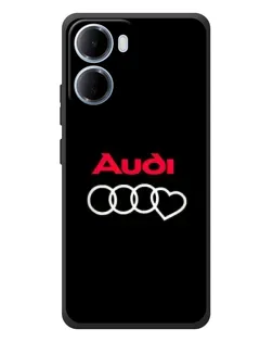Чохол для Xiaomi Redmi 15a з картинкою «Логотип Audi Heart»
