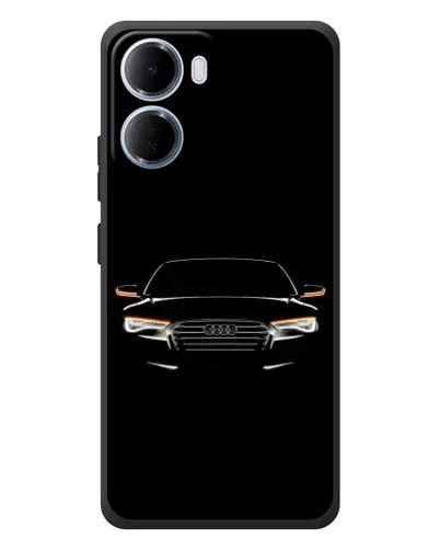 Чохол для Xiaomi Redmi 15a з картинкою «Audi — нічний контур»