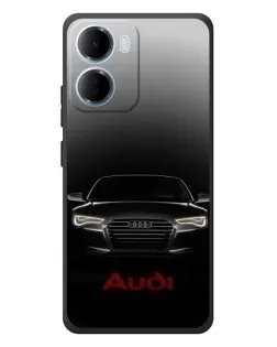 Чохол для Xiaomi Redmi 15a з картинкою «Audi — градієнтний контур»