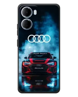 Чохол для Xiaomi Redmi 15a з картинкою «Audi Sport — неон»