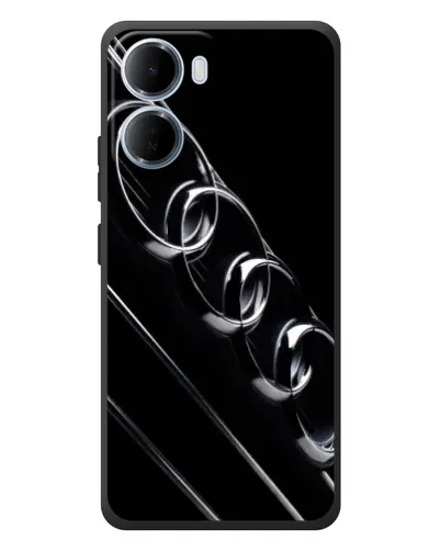 Чохол для Xiaomi Redmi 15a з картинкою «Audi — абстрактні кільця»