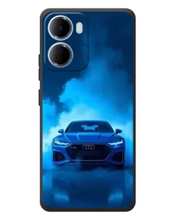 Чохол для Xiaomi Redmi 15a з картинкою «Audi — блакитна енергія»
