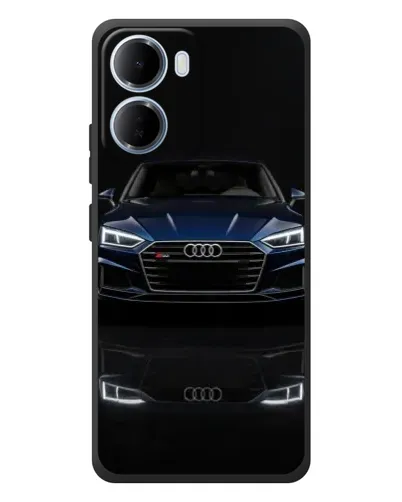 Чохол для Xiaomi Redmi 15a з картинкою «Audi — нічне відображення»