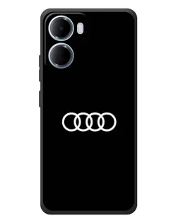 Чохол для Xiaomi Redmi 15a з картинкою «Audi White Logo»