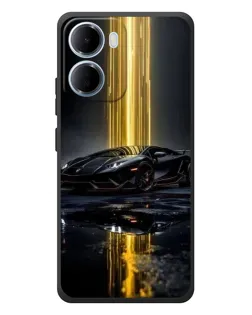 Чохол для Xiaomi Redmi 15a з картинкою «Нічний Lamborghini драйв»