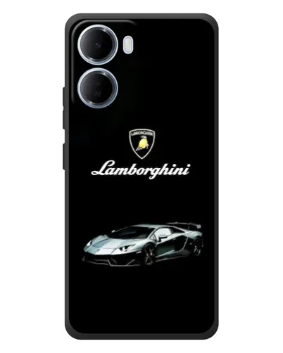 Чехол для Xiaomi Redmi 15a с картинкой «Логотип Lamborghini классика»
