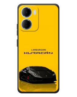 Чехол для Xiaomi Redmi 15a с картинкой «Lamborghini Huracan черный»