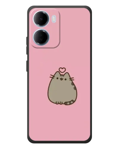 Чохол для Xiaomi Redmi 15a з картинкою «Pusheen серце»
