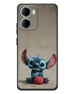 Чохол для Xiaomi Redmi 15a з картинкою «Стіч на чоричневому фоні»