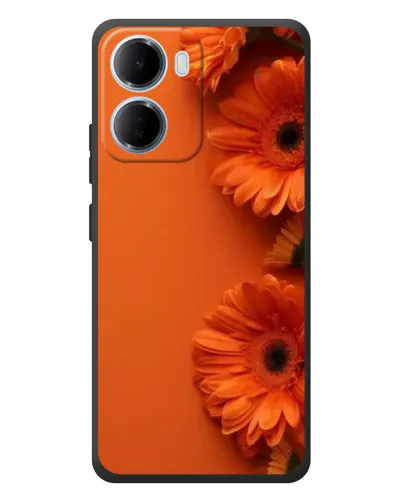 Чохол для Xiaomi Redmi 15a з картинкою «Помаранчеві гербери»