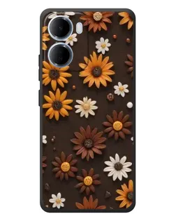 Чохол для Xiaomi Redmi 15a з картинкою «Візерунок з маленьких соняшників» Чохол для Xiaomi Redmi 15a з картинкою «Візерунок з маленьких соняшників»