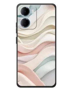 Чохол для Xiaomi Redmi 15a з картинкою «Пастельні ніжні хвилі»