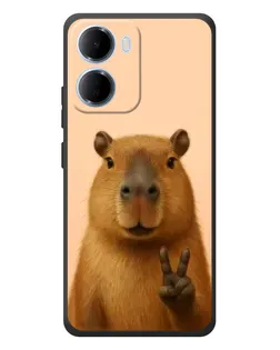 Чохол для Xiaomi Redmi 15a з картинкою «Капібара вікторія»