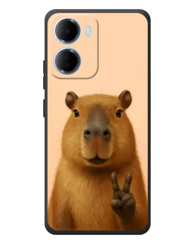 Чохол для Xiaomi Redmi 15a з картинкою «Капібара вікторія»