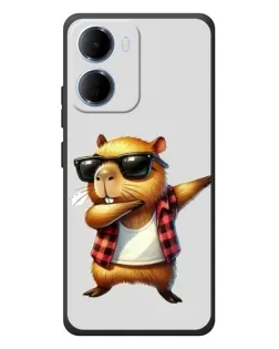 Чохол для Xiaomi Redmi 15a з картинкою «Капібара репер даб»