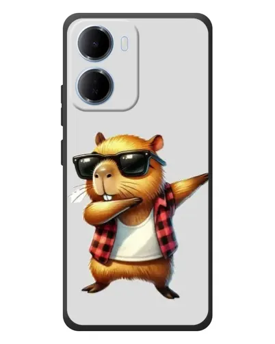 Чохол для Xiaomi Redmi 15a з картинкою «Капібара репер даб»
