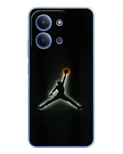 Чохол для Xiaomi Redmi 15C 5g з картинкою «Jordan Gradient Logo»