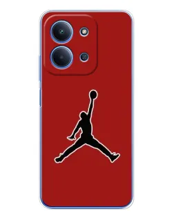 Чохол для Xiaomi Redmi 15C 5g з картинкою «Jordan Red Back»