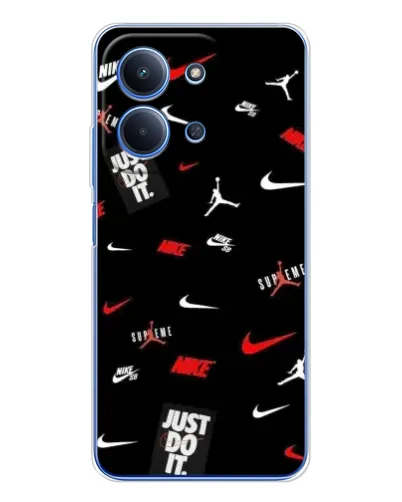 Чохол для Xiaomi Redmi 15C 5g з картинкою «Nike Mix Pattern»