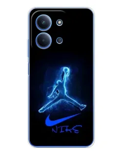 Чохол для Xiaomi Redmi 15C 5g з картинкою «Jordan Neon Blue»