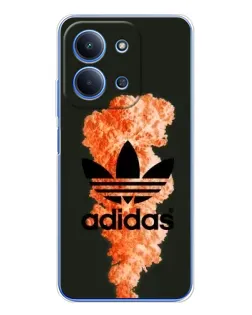 Чохол для Xiaomi Redmi 15C 5g з картинкою «Adidas Classic White»