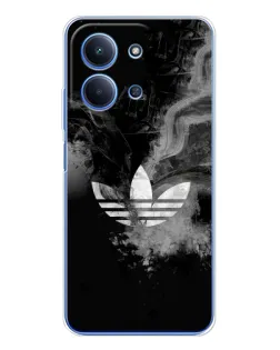 Чохол для Xiaomi Redmi 15C 5g з картинкою «Абстрактний дим Adidas»