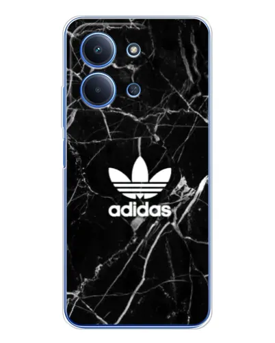 Чохол для Xiaomi Redmi 15C 5g з картинкою «Білий мармур Adidas»