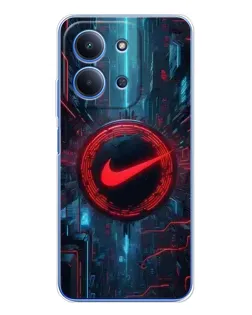 Чехол для Xiaomi Redmi 15C 5g с картинкой «Техногенный стиль Nike»