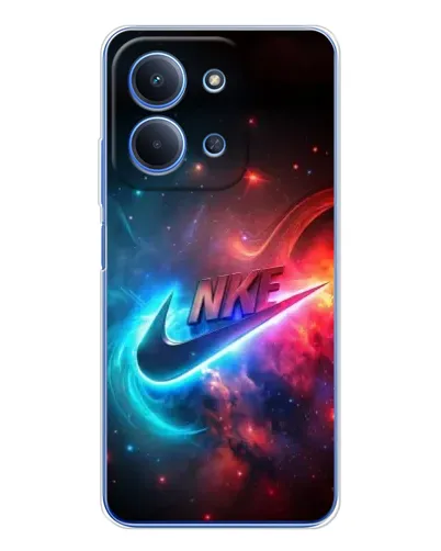 Чехол для Xiaomi Redmi 15C 5g с картинкой «Огненный логотип Nike»