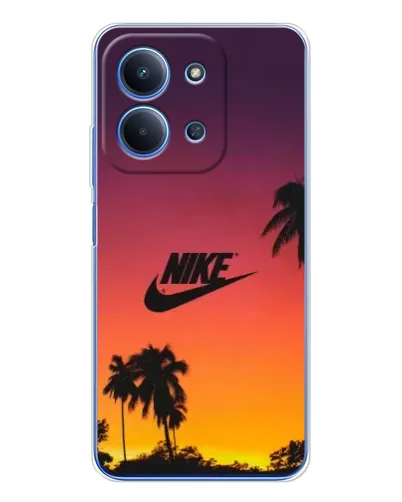 Чехол для Xiaomi Redmi 15C 5g с картинкой «Nike на закате солнца»