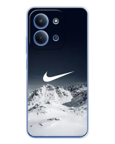 Чехол для Xiaomi Redmi 15C 5g с картинкой «Nike — зимние горы»