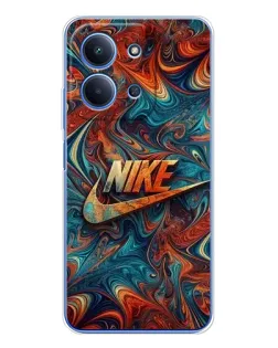 Чехол для Xiaomi Redmi 15C 5g с картинкой «Nike в абстракции»