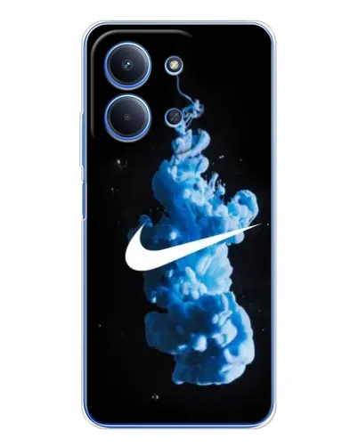 Чехол для Xiaomi Redmi 15C 5g с картинкой «Nike и синий дым»
