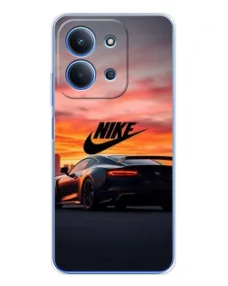 Чехол для Xiaomi Redmi 15C 5g с картинкой «Nike и суперкар»