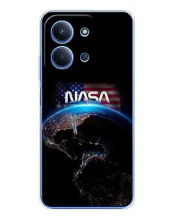 Чохол для Xiaomi Redmi 15C 5g з картинкою «Земля з космосу NASA»