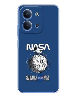 Чохол для Xiaomi Redmi 15C 5g з картинкою «NASA — місячна місія»