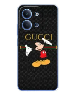 Чехол для Xiaomi Redmi 15C 5g с картинкой «Микки Маус Gucci»