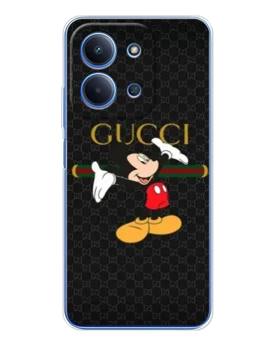 Чехол для Xiaomi Redmi 15C 5g с картинкой «Микки Маус Gucci»