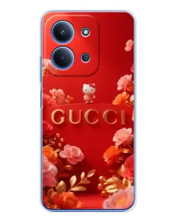 Чехол для Xiaomi Redmi 15C 5g с картинкой «Gucci — золотой сад»