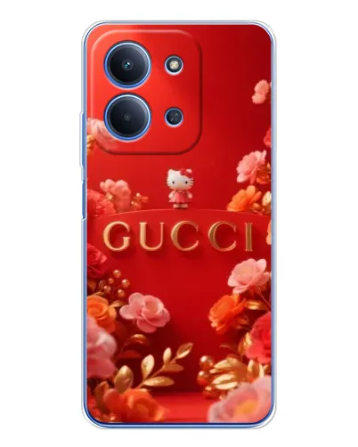 Чехол для Xiaomi Redmi 15C 5g с картинкой «Gucci — золотой сад»