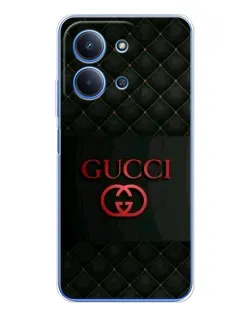 Чехол для Xiaomi Redmi 15C 5g с картинкой «Gucci — стеганый черный»