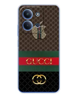 Чехол для Xiaomi Redmi 15C 5g с картинкой «Gucci — брендированный десерт»