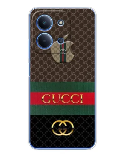 Чехол для Xiaomi Redmi 15C 5g с картинкой «Gucci — брендированный десерт»