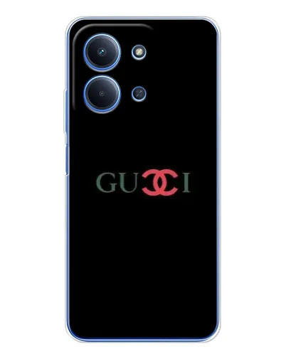 Чехол для Xiaomi Redmi 15C 5g с картинкой «Gucci — красный градиент»
